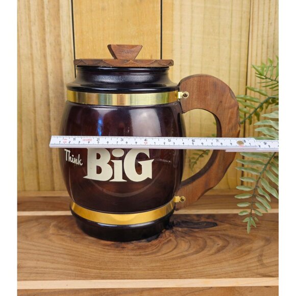 Vintage Siesta Ware "Think Big" Cookie Jar - Picture 3 of 10